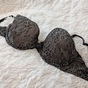 Elegant Black Lace Bra